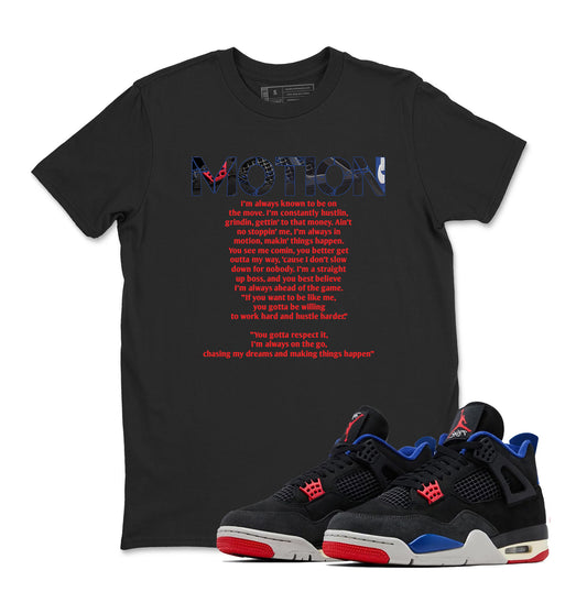 4 Rare Air Sneaker Match Shirt, Black Fire Red Deep Royal Tech Grey, Rare Air Jordan 4 Tshirt Adult Youth