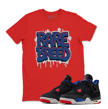 4 Rare Air Sneaker Match Shirt, Black Fire Red Deep Royal Tech Grey, Rare Air Jordan 4 Tshirt Adult Youth