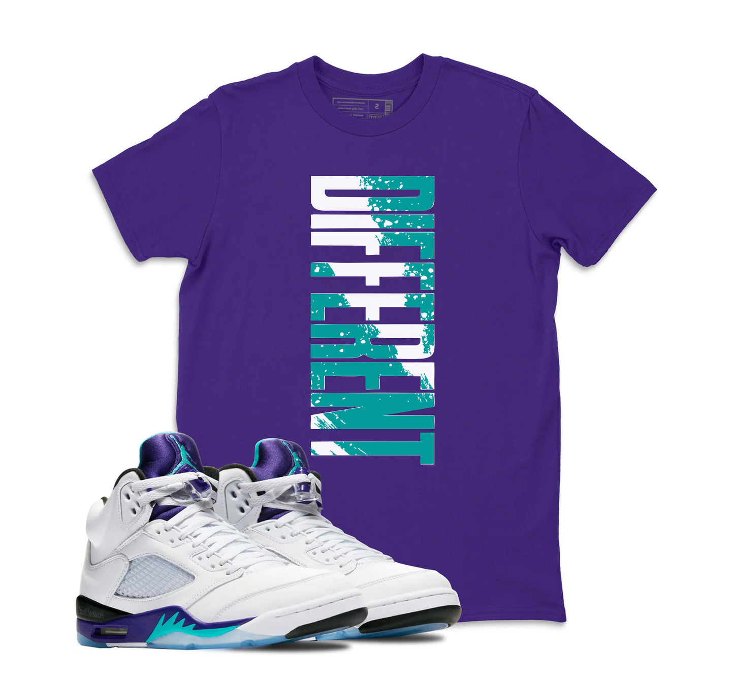 DIFFERENT Shirt to Match Jordan 5 Grape, Retro 5 grape Shirt, grape 5s Sneaker Tee