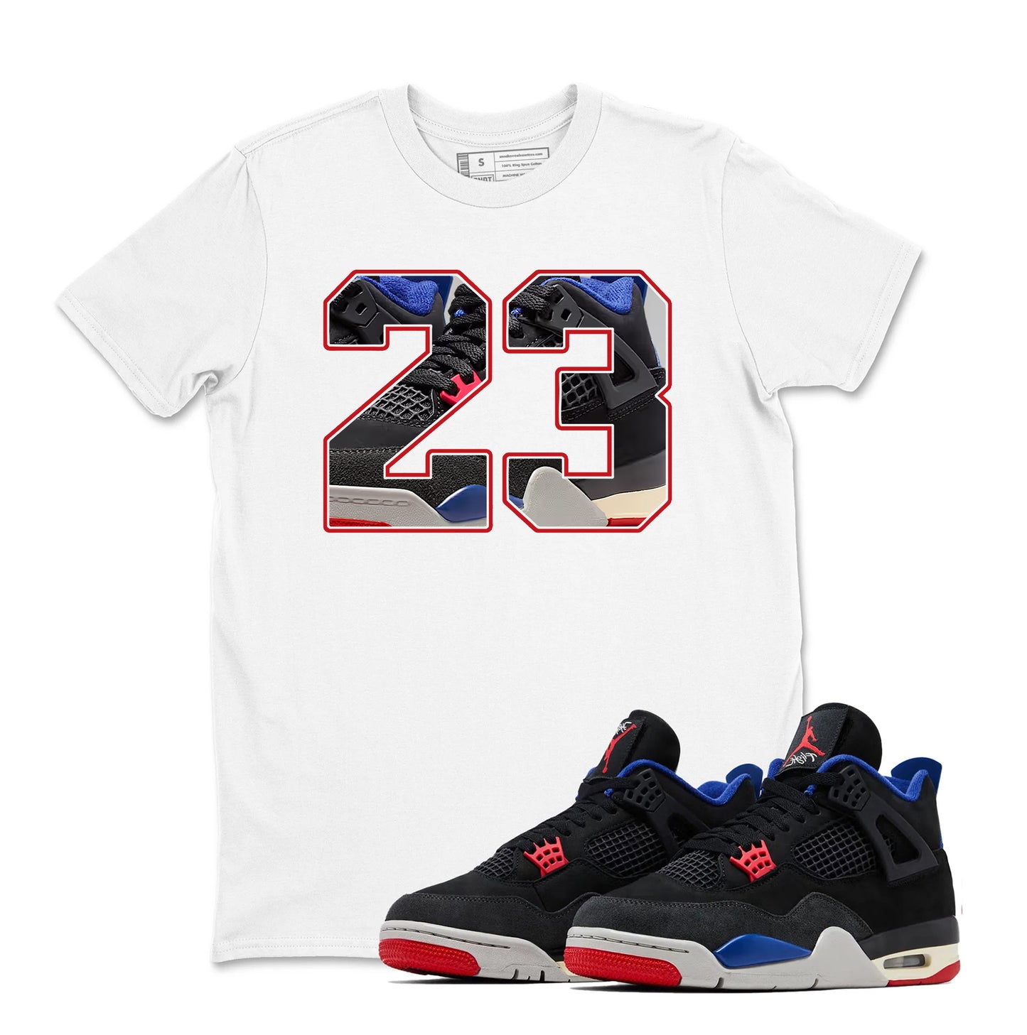 4 Rare Air Sneaker Match Shirt, Black Fire Red Deep Royal Tech Grey, Rare Air Jordan 4 Tshirt Adult Youth